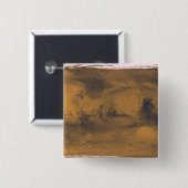 火星の世界地図レッドプラネット 缶バッジ (正面&裏面)