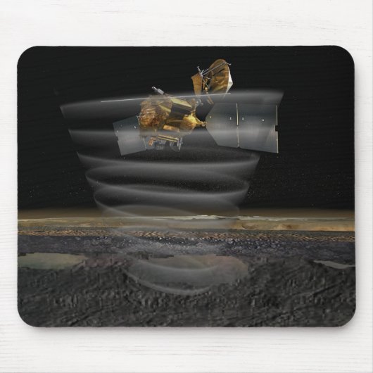 火星の偵察衛星のレーダーアットワーク マウスパッド (正面)