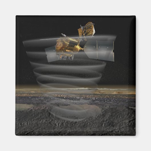 火星の偵察衛星のレーダーアットワーク マグネット (正面)