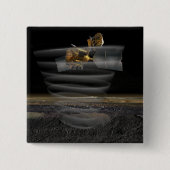 火星の偵察衛星のレーダーアットワーク 缶バッジ (正面)