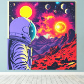 火星の入植者5 キャンバスプリント (インサイチュ (ウッドフロア))
