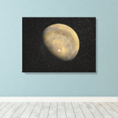 火星の全体表示 キャンバスプリント (インサイチュ (ウッドフロア))