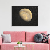 火星の全体表示 キャンバスプリント (インサイチュ (リビング))