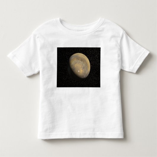 火星の全体表示 トドラーTシャツ (正面)