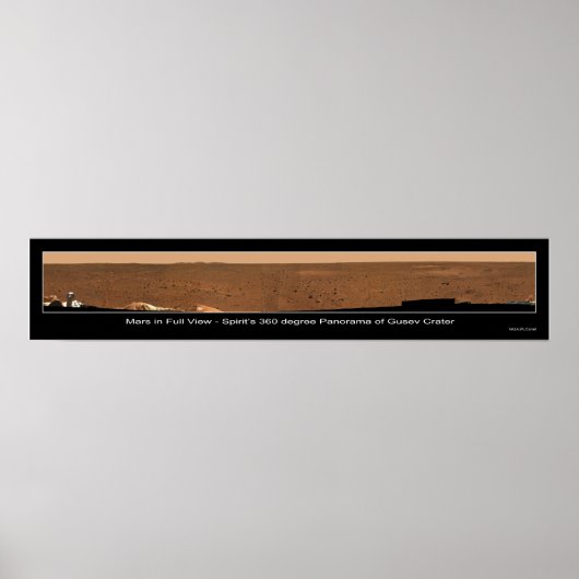 火星の全体表示 ポスター (正面)