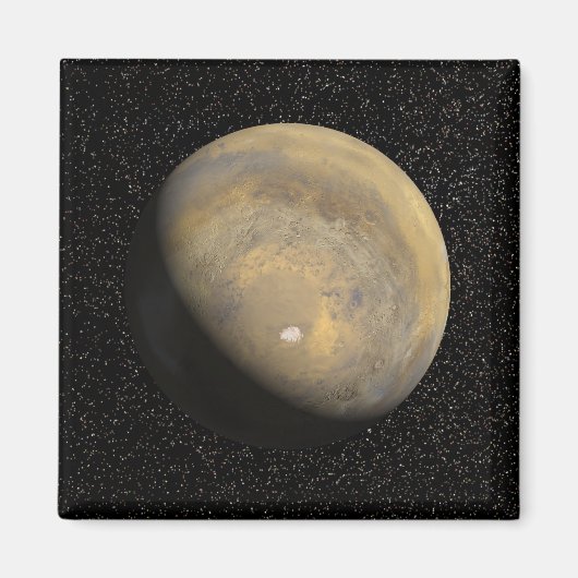 火星の全体表示 マグネット (正面)