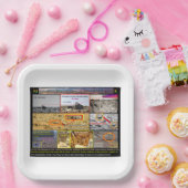 火星の動物生活 ペーパープレート (パーティー)