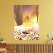 火星の南極氷冠 キャンバスプリント (インサイチュ (リビング))