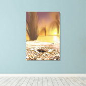 火星の南極氷冠 キャンバスプリント (インサイチュ (ウッドフロア))