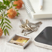 火星の南極氷冠 キーホルダー (側面)