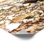 火星の南極氷冠 ポスター (角)