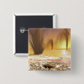 火星の南極氷冠 缶バッジ (正面&裏面)