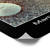 火星の土壌の顕微鏡的見解 ポスター (角)