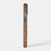 火星の地表に着陸するキュリオシティ・ローバー iPhone 15ケース (右側面)