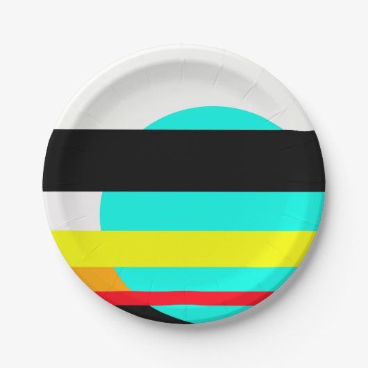 火星の夕日 ペーパープレート (正面)