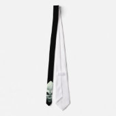 火星の外国の地球大気圏外の宇宙のスカル ネクタイ (裏面)