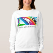 火星の幸運なスエットシャツ、前部ロゴだけ スウェットシャツ (正面)