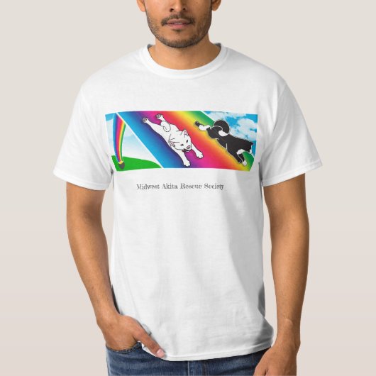 火星の幸運な白人のTシャツ、前部ブランドだけ Tシャツ (正面)