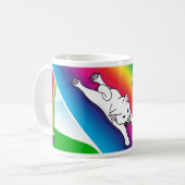 火星の幸運な秋田のマグ コーヒーマグカップ (正面左)