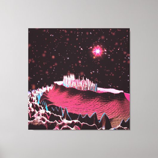 火星の復活 キャンバスプリント (正面)