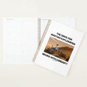 火星の探査を求める運動が好奇心を起こす プランナー手帳 (ディスプレー)