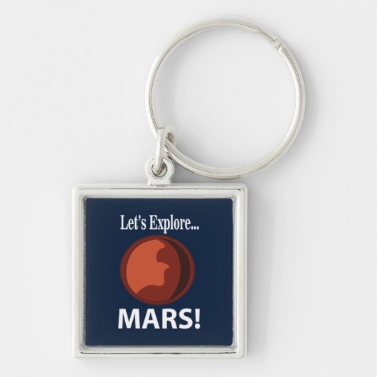 火星の探索火星 キーホルダー (正面)