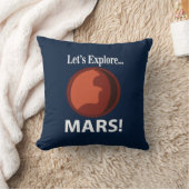 火星の探索火星 クッション (ブランケット)
