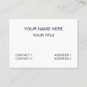 火星の探索火星 名刺 (裏面)