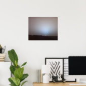 火星の日没 – 火星ローバーから撮影 – 5-19-05 ポスター (ホームオフィス)