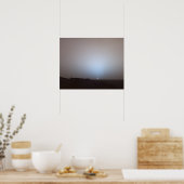 火星の日没 – 火星ローバーから撮影 – 5-19-05 ポスター (キッチン)