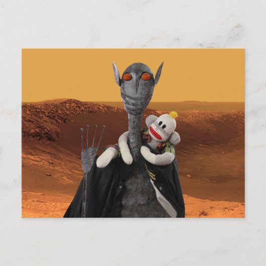 火星の生命 ポストカード (正面)