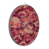 火星の砂漠の迷彩柄/迷彩の眩しいパターン ダーツボード (正面左)