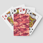 火星の砂漠の迷彩柄/迷彩の眩しいパターン トランプ (裏面)