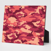 火星の砂漠の迷彩柄/迷彩の眩しいパターン フォトプラーク (側面)