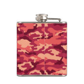 火星の砂漠の迷彩柄/迷彩の眩しいパターン フラスク (裏面)