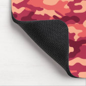 火星の砂漠の迷彩柄/迷彩の眩しいパターン マウスパッド (コーナー)