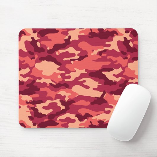 火星の砂漠の迷彩柄/迷彩の眩しいパターン マウスパッド (マウス)