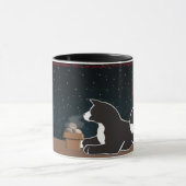 火星の秋田の収穫月のマグ マグカップ (中央)