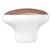 火星の美しい赤太陽の系の惑星アリー セラミックノブ (側面)