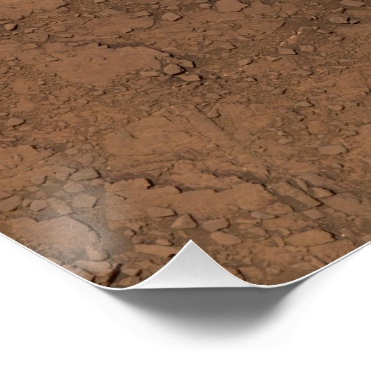 火星の自撮り好奇心レッド火星の風景 ポスター (コーナー)