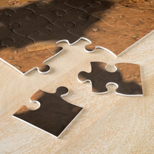 火星の表面で動作する忍耐ローバー。 ジグソーパズル (側面)