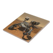 火星の表面で動作する忍耐ローバー。 タイル (側面)