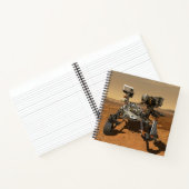 火星の表面で動作する忍耐ローバー。 ノートブック (内部)