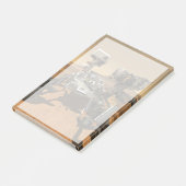 火星の表面で動作する忍耐ローバー。 ポストイット (アングル)