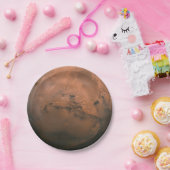 火星の表面（赤い惑星） ペーパープレート (パーティー)