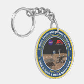 火星の調査の粗紡機: 精神及び機会 キーホルダー (正面左)