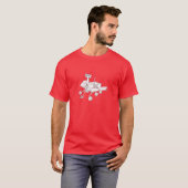火星の調査の粗紡機 Tシャツ (正面フル)