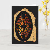 火星の静止 カード (黄色い花)