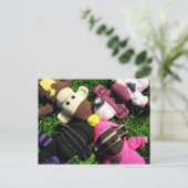 火星の靴下猿のポストカード ポストカード (スタンド正面)