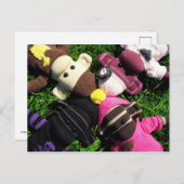 火星の靴下猿のポストカード ポストカード (正面/裏面)